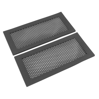 2Pcs Baby Proof Vent Cover Child Proof Safe Soft Silicone for Home Floor Catch Debris Hair Insect Black