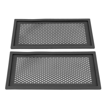 2Pcs Baby Proof Vent Cover Child Proof Safe Soft Silicone for Home Floor Catch Debris Hair Insect Black