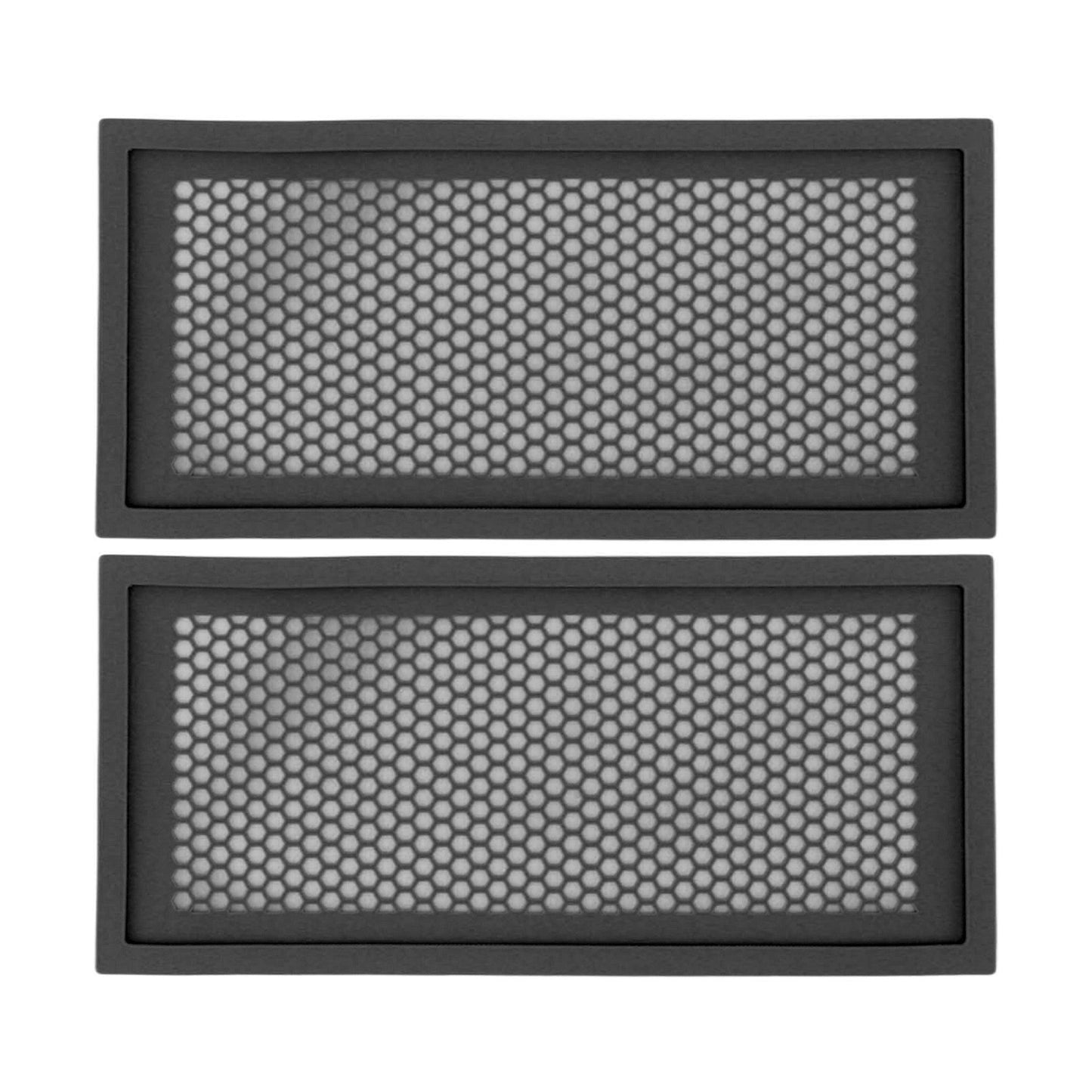 2Pcs Baby Proof Vent Cover Child Proof Safe Soft Silicone for Home Floor Catch Debris Hair Insect Black