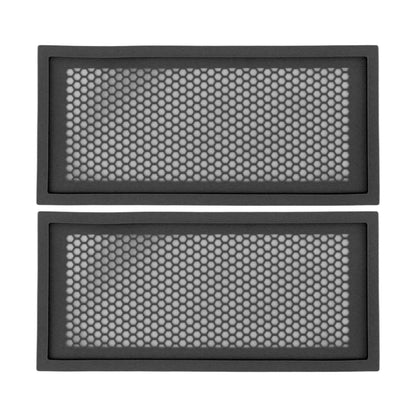 2Pcs Baby Proof Vent Cover Child Proof Safe Soft Silicone for Home Floor Catch Debris Hair Insect Black