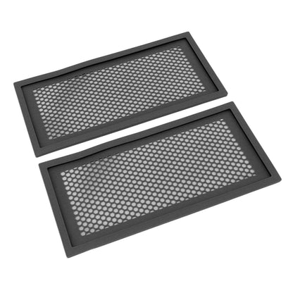 2Pcs Baby Proof Vent Cover Child Proof Safe Soft Silicone for Home Floor Catch Debris Hair Insect Black