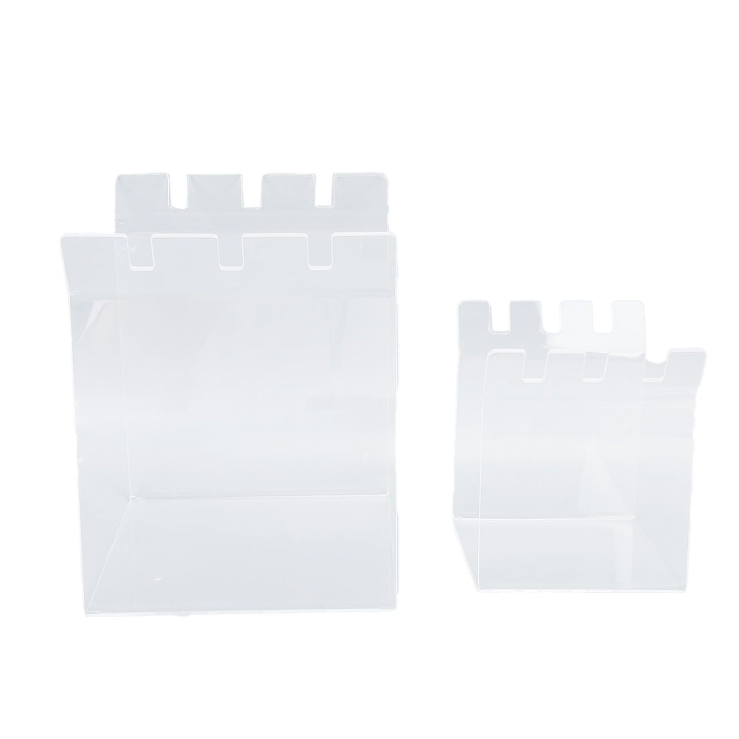 Filling Freezer Bag Stand Acrylic Adjustable Food Storage Bag Stand for Kitchen Organization