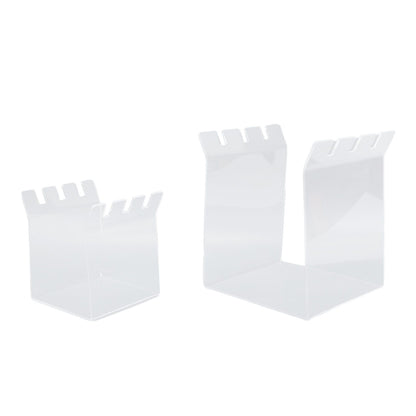 Filling Freezer Bag Stand Acrylic Adjustable Food Storage Bag Stand for Kitchen Organization