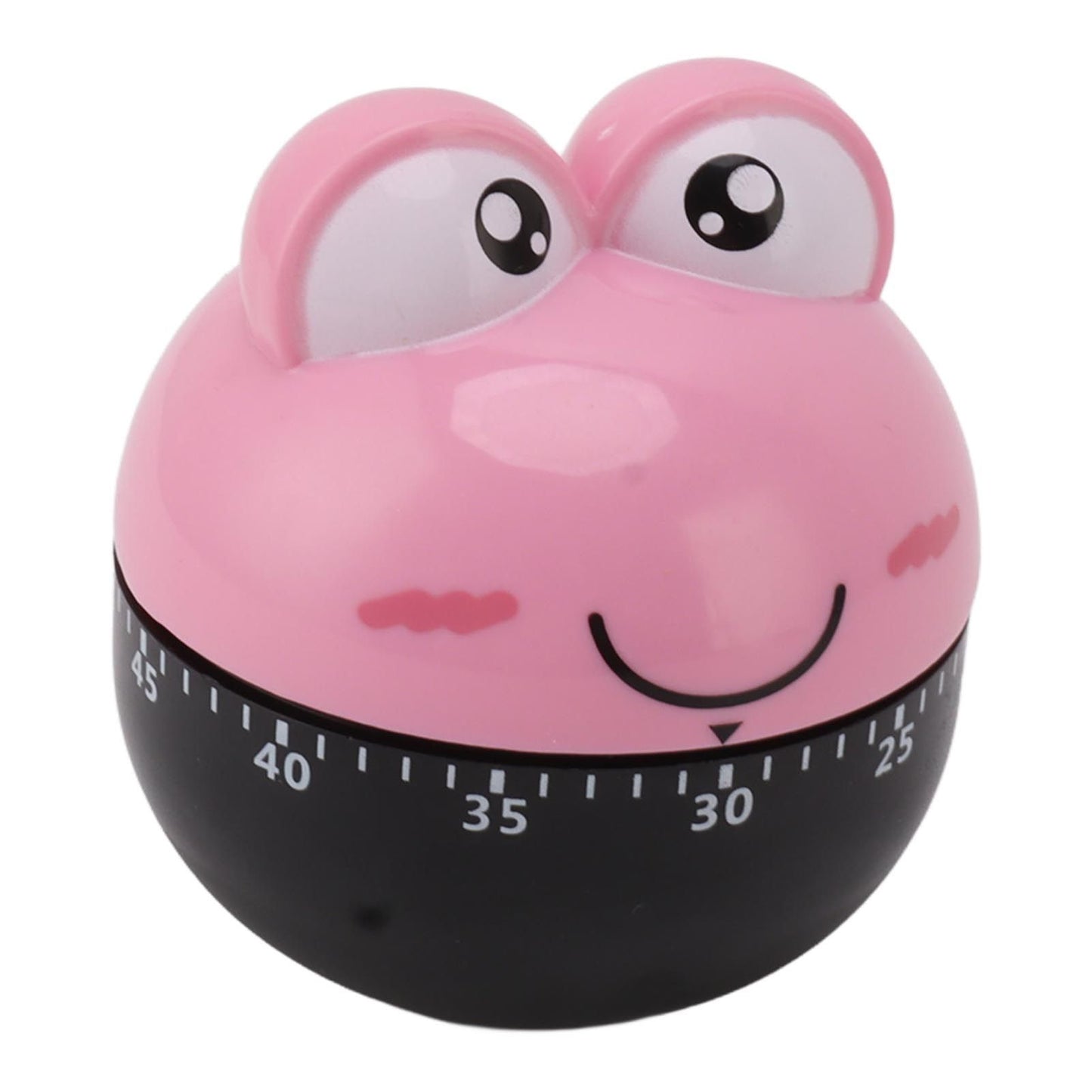 Cartoon Machinery Timer High Accuracy Adjustable 60 Minutes Mechanical Kitchen Cooking Timer for Kitchen Study Pink