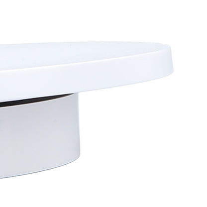 Electric Rotating Turntable 2 in 1 Smart Remote Control Jewelry Display Tray Live Streaming Ornaments Display Stand 5V White