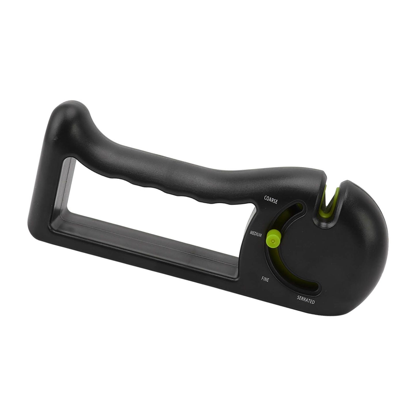 Knife Sharpener 4 Stage Adjustable Handheld Manual Knife Sharpeners for Kitchen Knives Green