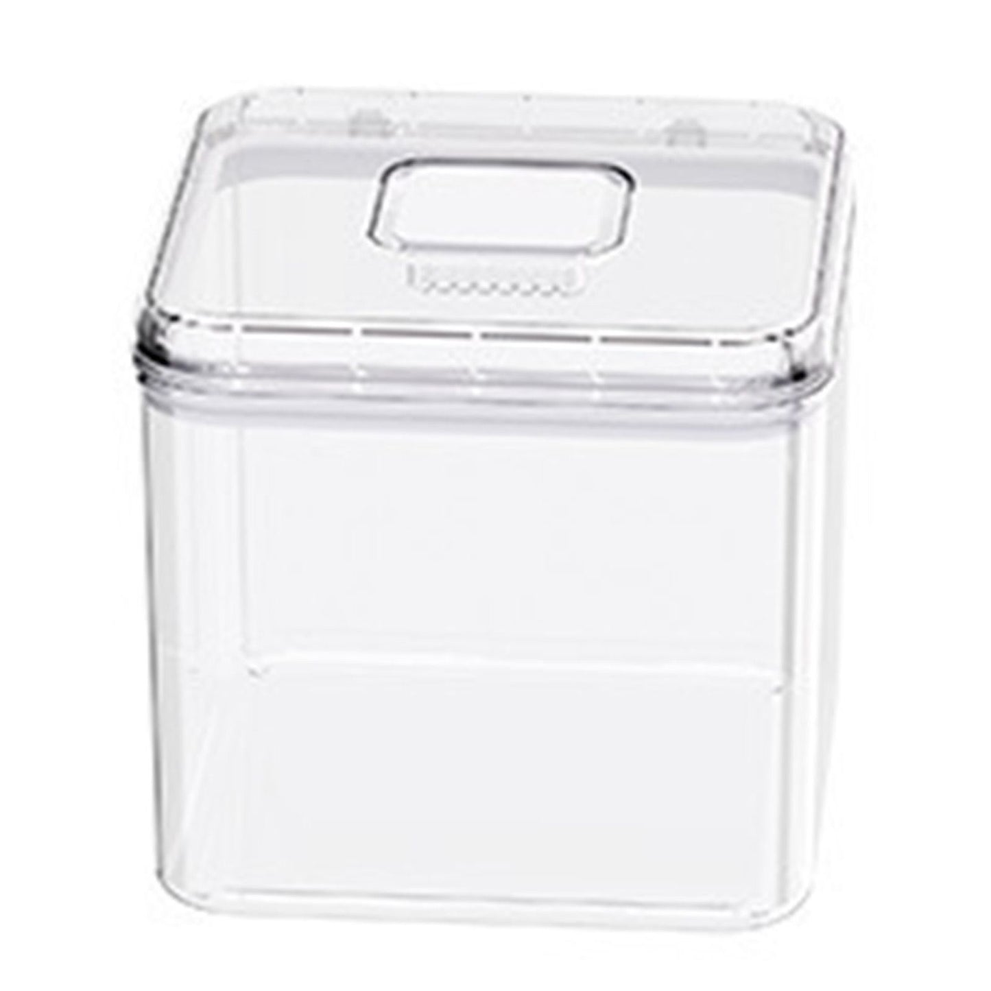 Rice Container Airtight Anti Bugs Moistureproof Hinged Lid Strong Plastic Rice Storage Bin for Family Kitchen White(16.5lb Capacity)