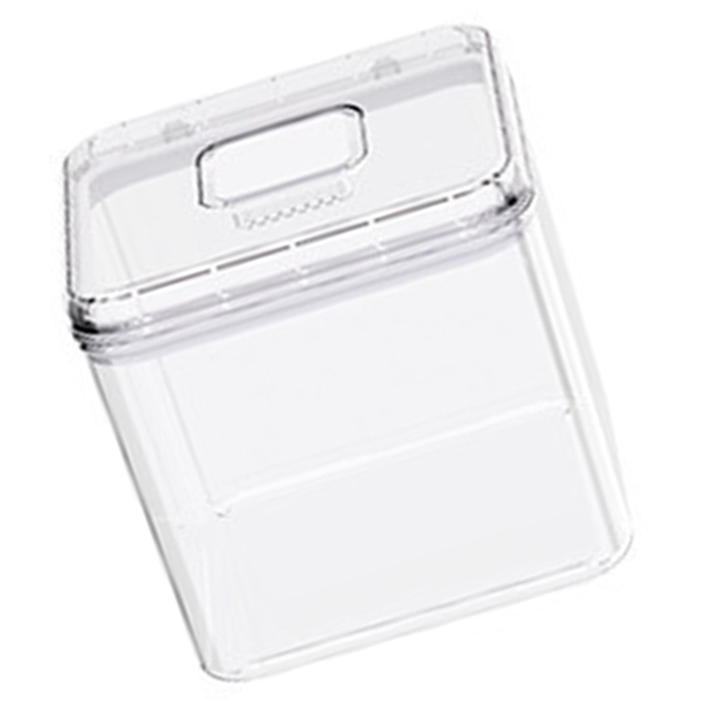 Rice Container Airtight Anti Bugs Moistureproof Hinged Lid Strong Plastic Rice Storage Bin for Family Kitchen White(16.5lb Capacity)