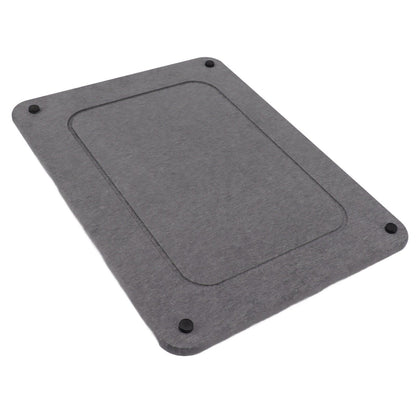 Fast Drying Sink Tray Anti Slip Water Absorption Diatomaceous Earth Sink Caddy Organizer Sponge Holder Stand for Bathroom Kitchen Dining Room Grey