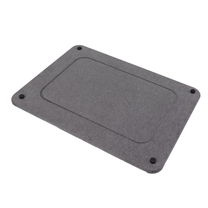Fast Drying Sink Tray Anti Slip Water Absorption Diatomaceous Earth Sink Caddy Organizer Sponge Holder Stand for Bathroom Kitchen Dining Room Grey