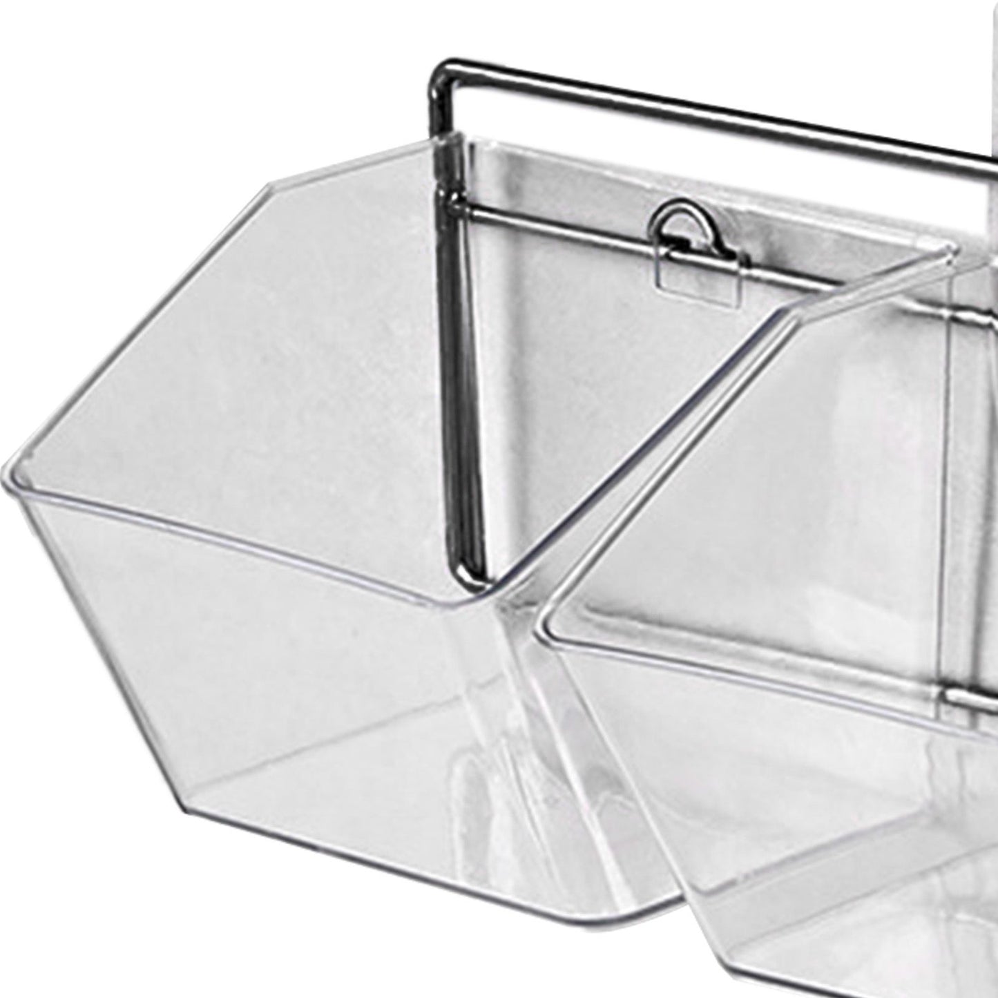 Wall Mounted Storage Container 3 Layer Wall Hanging Kitchen Storage Box for Garlic Ginger Onion Horizontal Hanging