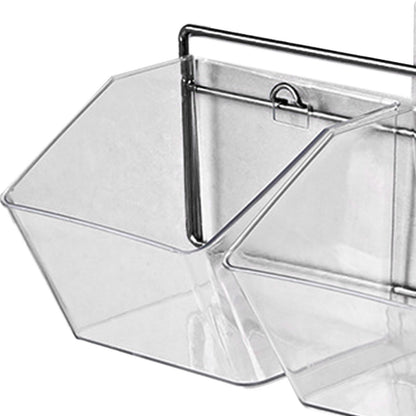 Wall Mounted Storage Container 3 Layer Wall Hanging Kitchen Storage Box for Garlic Ginger Onion Horizontal Hanging
