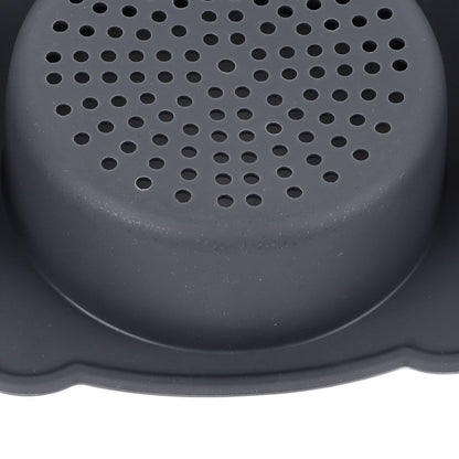 6 Cavity Hamburger Bun Mould Foldable Reusable Bread Mould ‑40℉ to +446℉ Heat Resistance Baking Mould for Kitchen