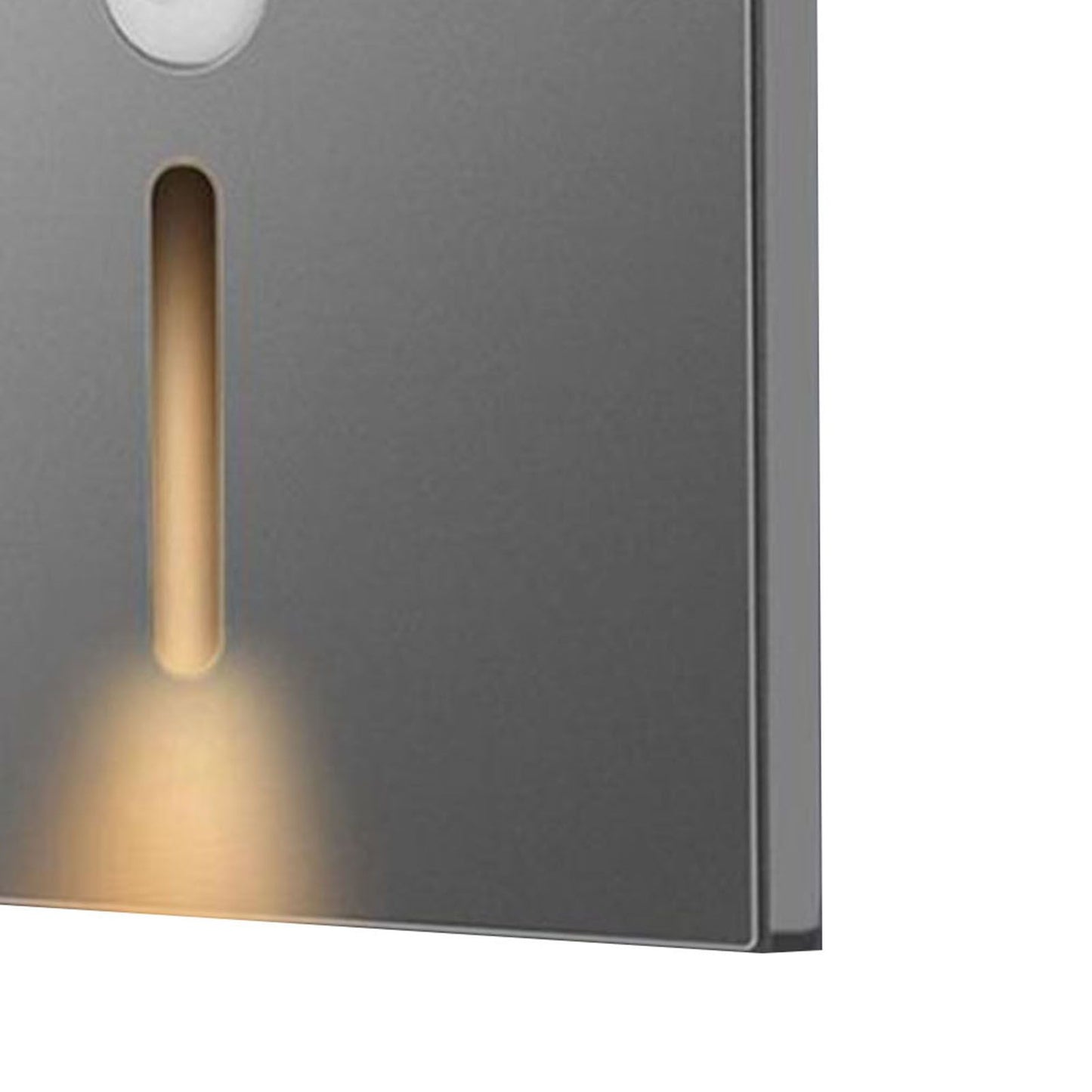 LED Motion Sensor Night Light ABS Small LED Induction Lamp for Bedside Corridor Hallway Grey