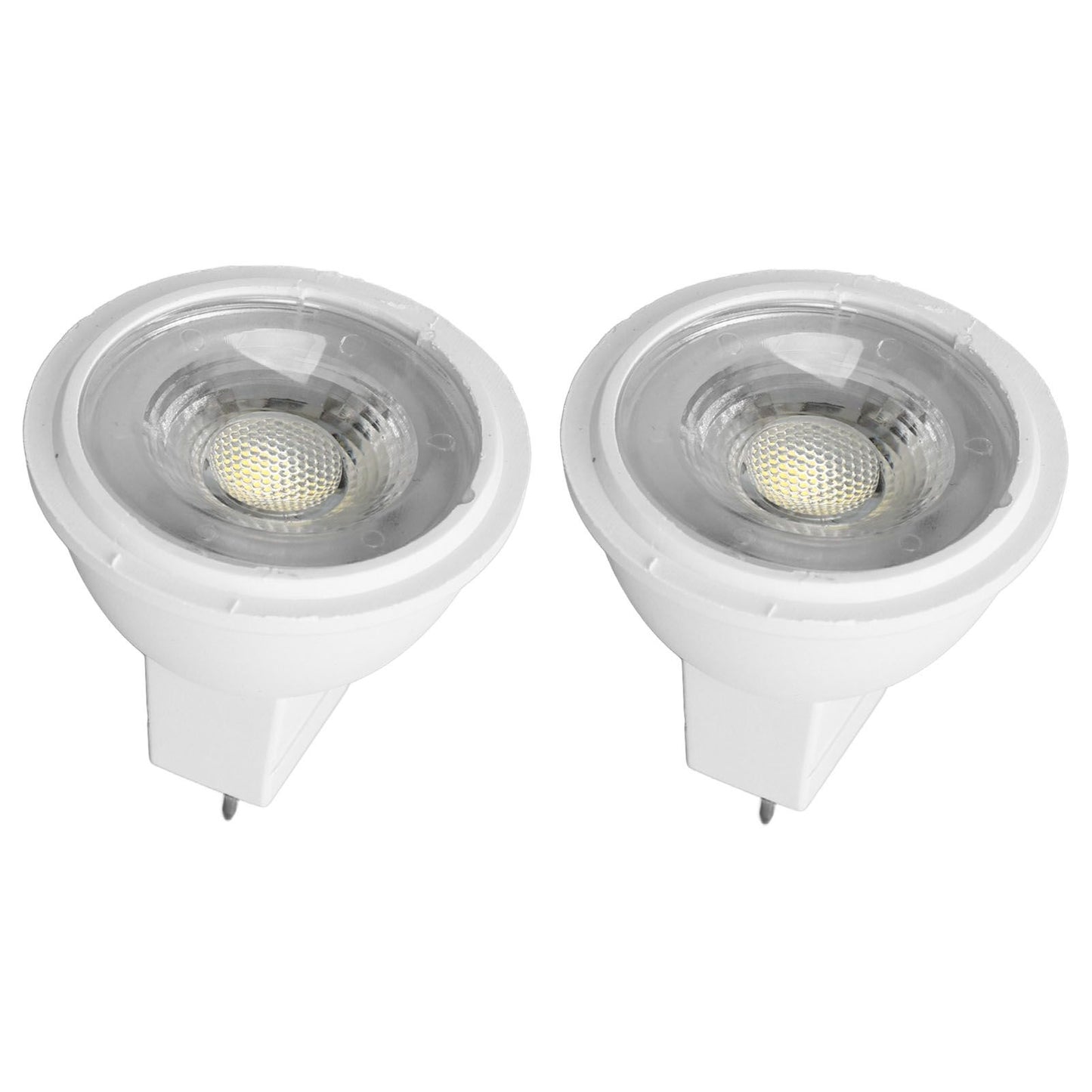 2Pcs MR11 Light Bulb High Brightness 3W 110V Faster Heat Dissipation GU4 Spotlight Bulbs for Landscape Lighting Bedroom Kitchen White Light