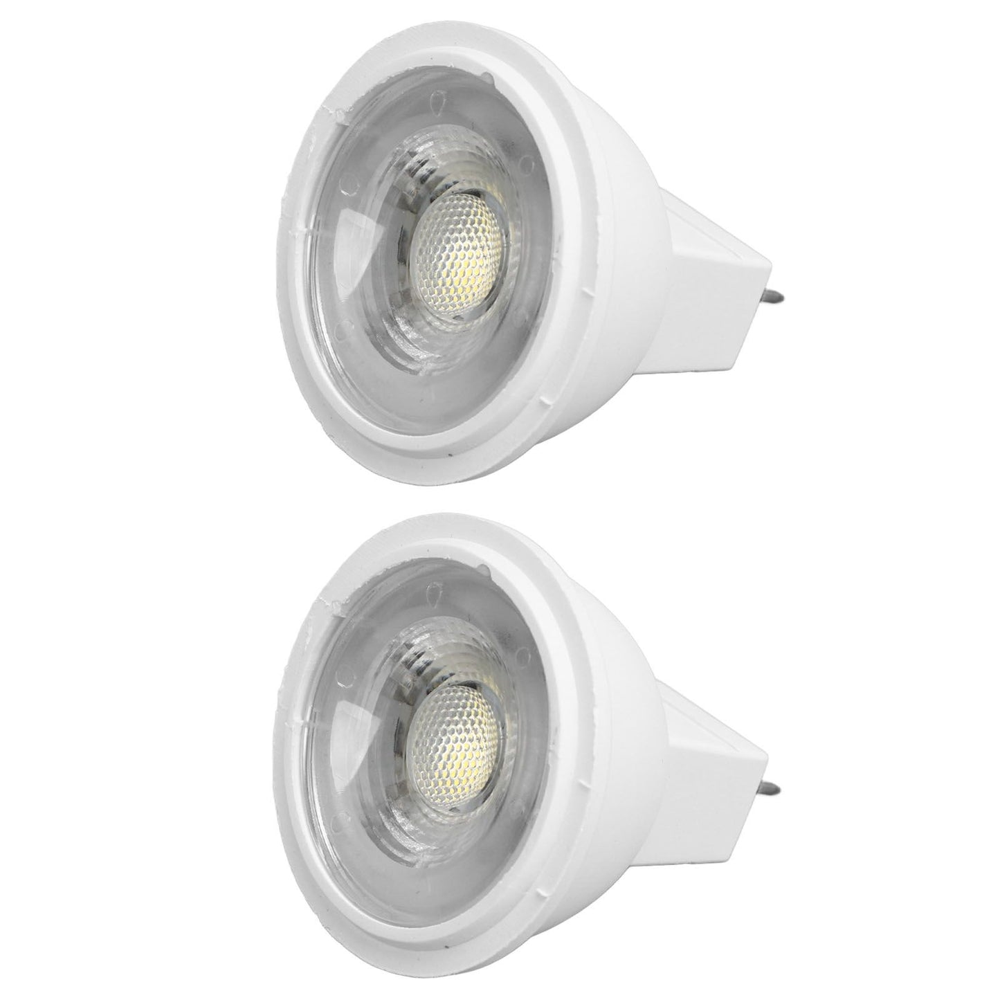 2Pcs MR11 Light Bulb High Brightness 3W 110V Faster Heat Dissipation GU4 Spotlight Bulbs for Landscape Lighting Bedroom Kitchen White Light