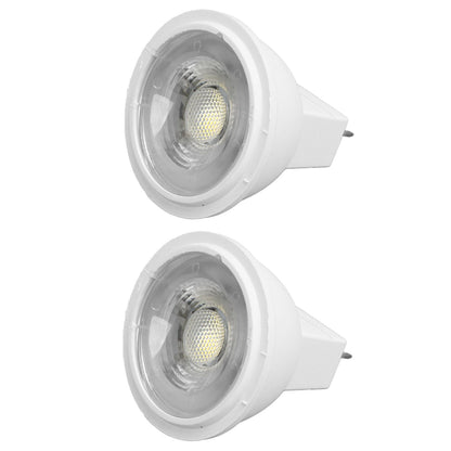 2Pcs MR11 Light Bulb High Brightness 3W 110V Faster Heat Dissipation GU4 Spotlight Bulbs for Landscape Lighting Bedroom Kitchen White Light