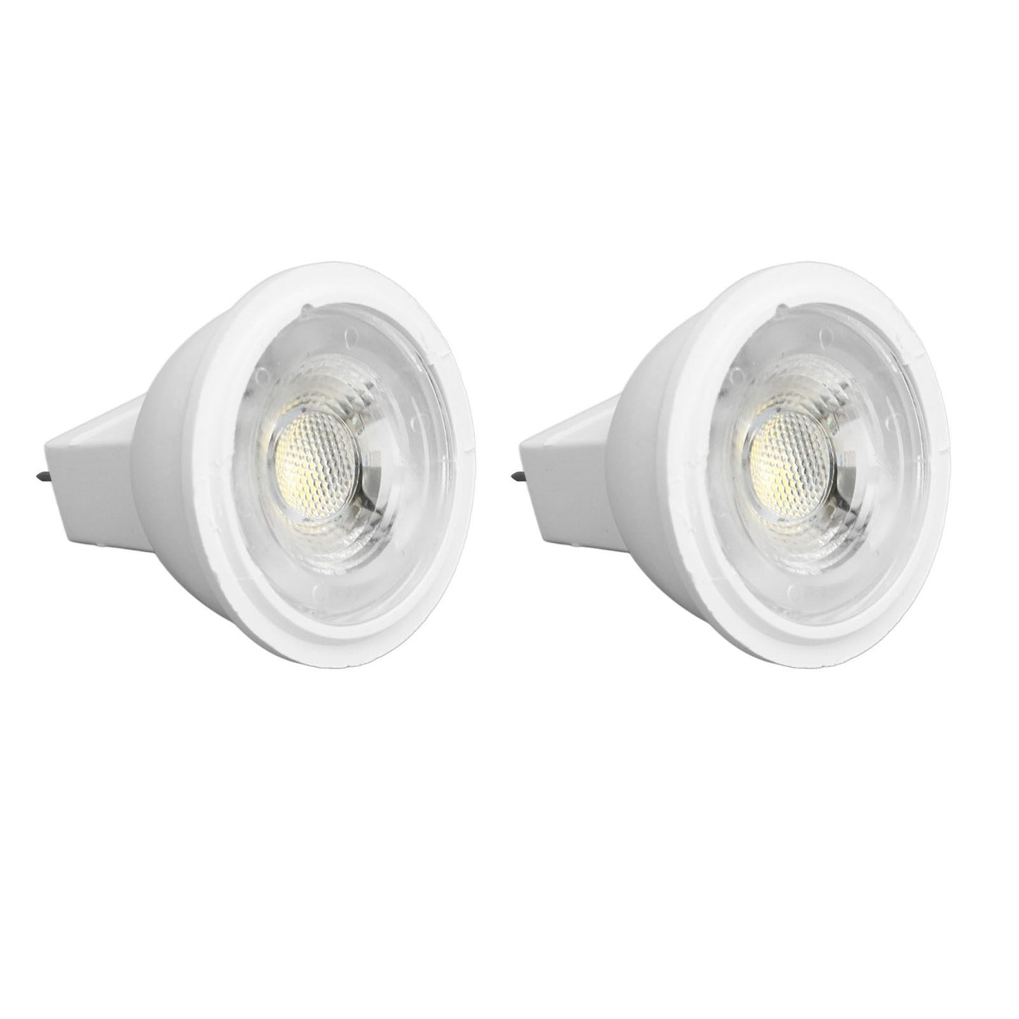 2Pcs MR11 Light Bulb High Brightness 3W 110V Faster Heat Dissipation GU4 Spotlight Bulbs for Landscape Lighting Bedroom Kitchen White Light