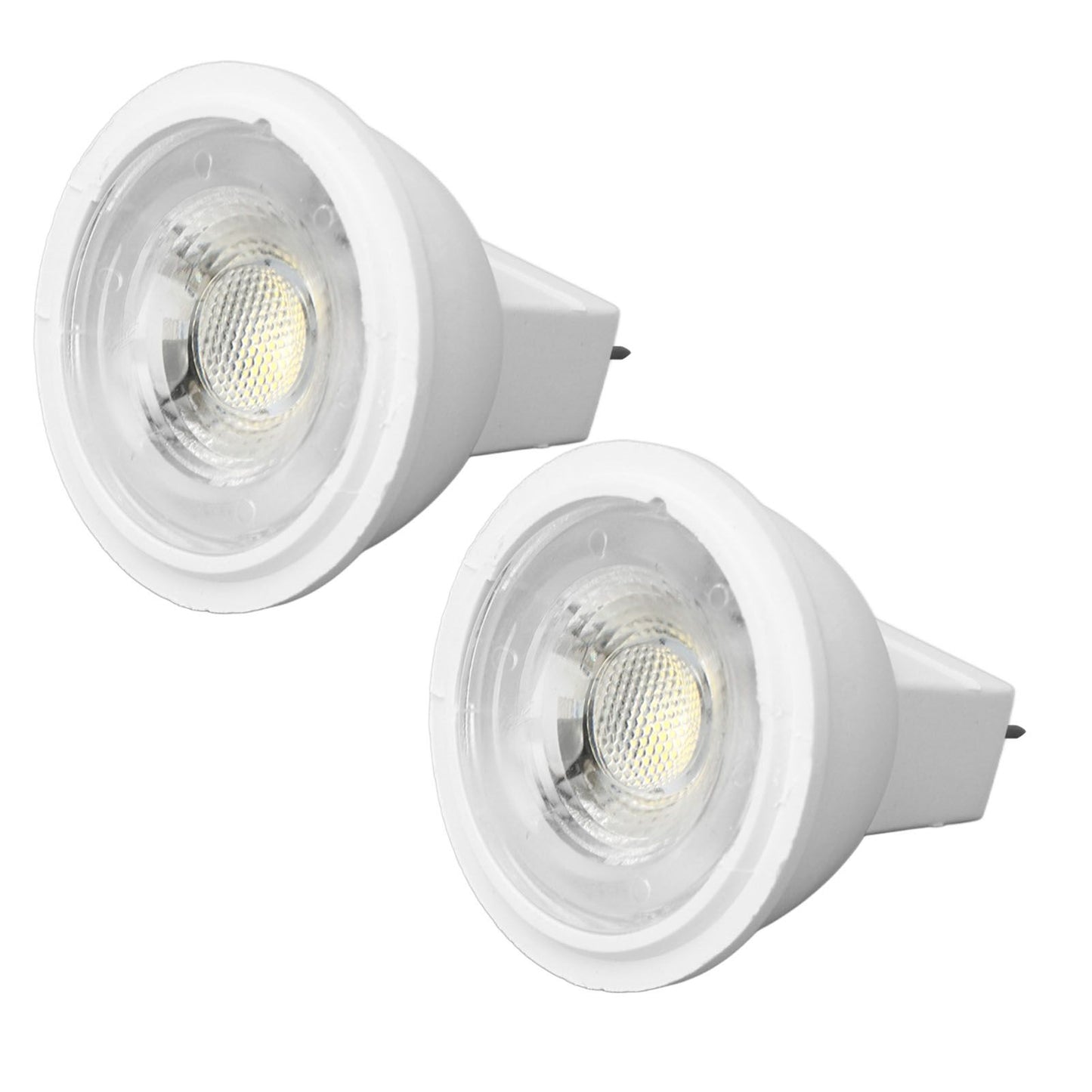 2Pcs MR11 Light Bulb High Brightness 3W 110V Faster Heat Dissipation GU4 Spotlight Bulbs for Landscape Lighting Bedroom Kitchen White Light