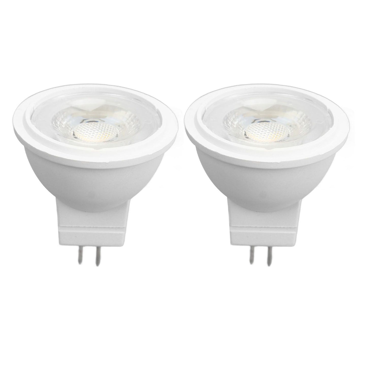 2Pcs MR11 Light Bulb High Brightness 3W 110V Faster Heat Dissipation GU4 Spotlight Bulbs for Landscape Lighting Bedroom Kitchen Warm Light