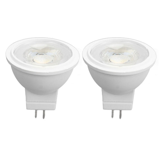 2Pcs MR11 Light Bulb High Brightness 3W 110V Faster Heat Dissipation GU4 Spotlight Bulbs for Landscape Lighting Bedroom Kitchen Warm Light