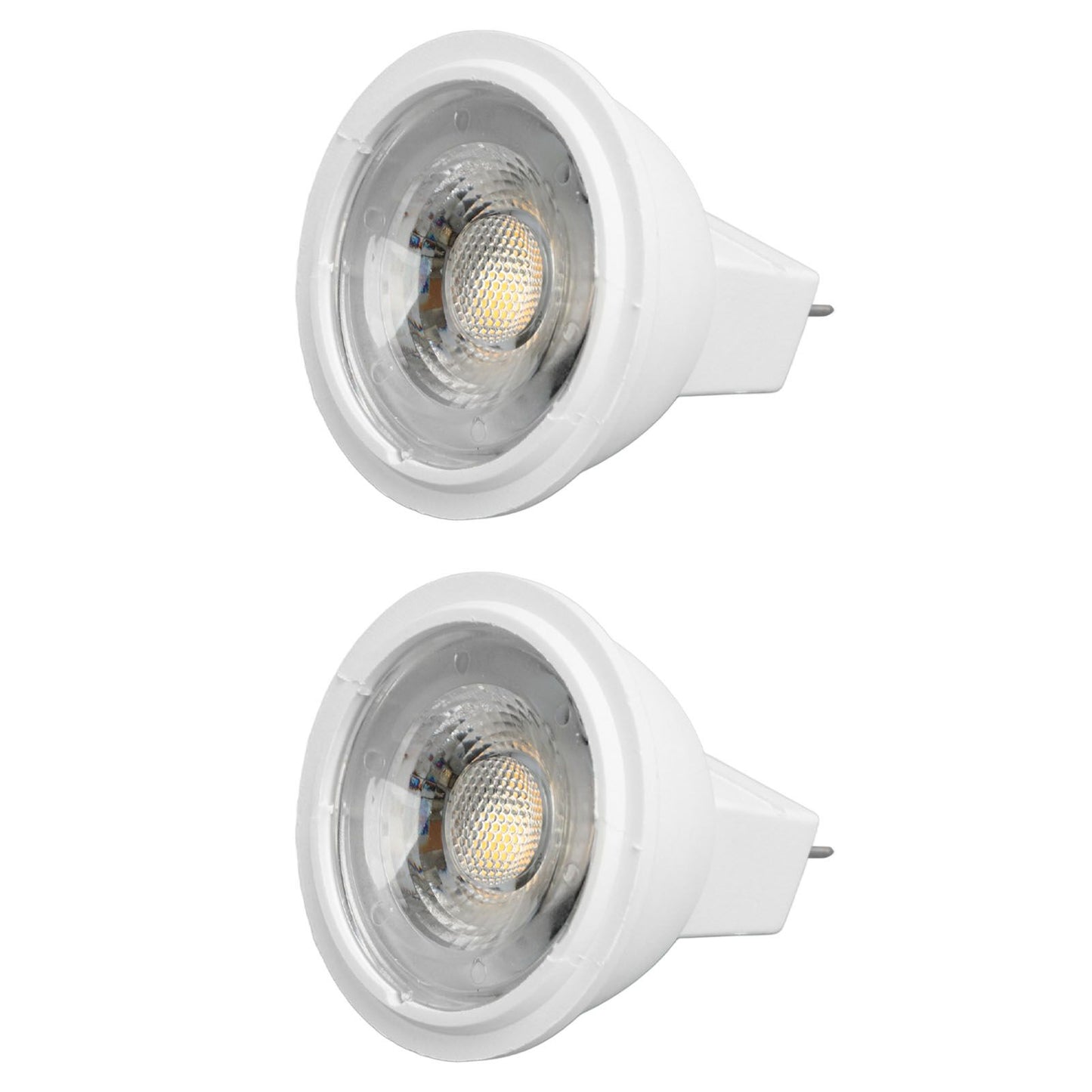 2Pcs MR11 Light Bulb High Brightness 3W 110V Faster Heat Dissipation GU4 Spotlight Bulbs for Landscape Lighting Bedroom Kitchen Warm Light