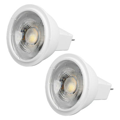 2Pcs MR11 Light Bulb High Brightness 3W 110V Faster Heat Dissipation GU4 Spotlight Bulbs for Landscape Lighting Bedroom Kitchen Warm Light