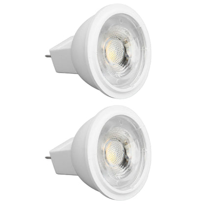 2Pcs MR11 Light Bulb High Brightness 3W 110V Faster Heat Dissipation GU4 Spotlight Bulbs for Landscape Lighting Bedroom Kitchen Warm Light