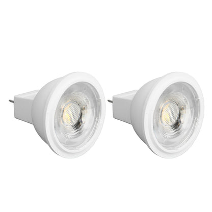 2Pcs MR11 Light Bulb High Brightness 3W 110V Faster Heat Dissipation GU4 Spotlight Bulbs for Landscape Lighting Bedroom Kitchen Warm Light