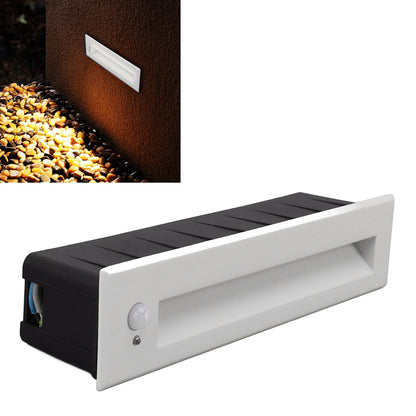 Recessed Sensing Step Light Frosted White LED Stair Light for Hallway Closet Bedroom 110‑240V