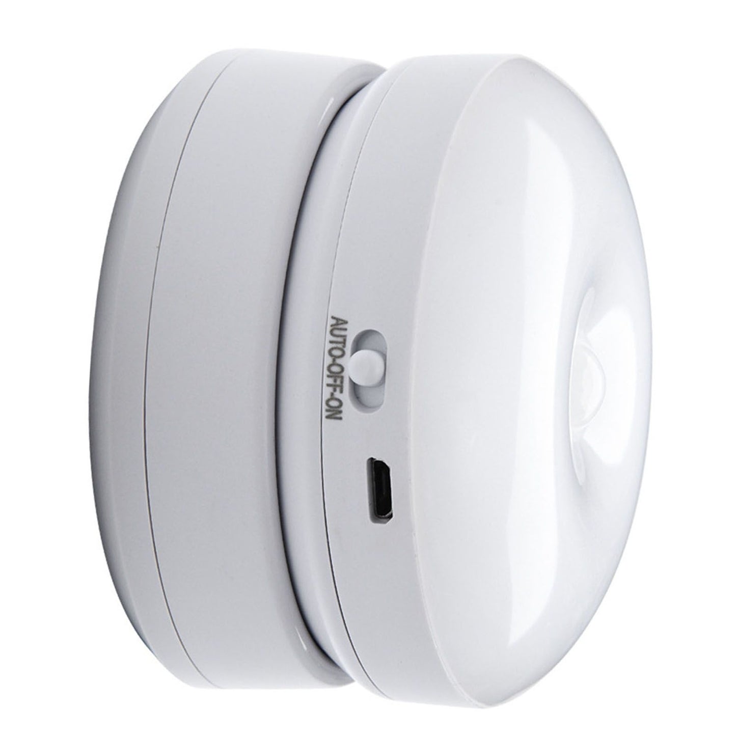 Motion Sensor Night Light 360 Degree Rotation LED Rechargeable Motion Activated Night Light for Stairs Wall Closet Cabinet White Light
