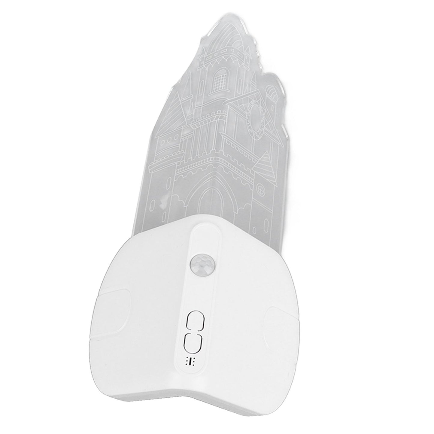 Motion Sensor Castle Night Light USB Charging Castle Wall Corner Nightlight for Hallway Staircase Bedroom