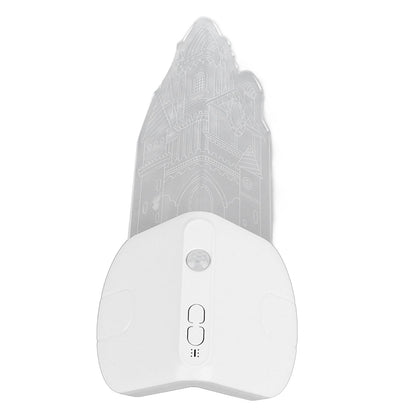 Motion Sensor Castle Night Light USB Charging Castle Wall Corner Nightlight for Hallway Staircase Bedroom