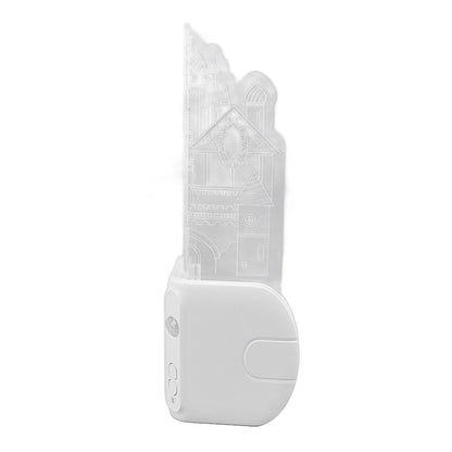 Motion Sensor Castle Night Light USB Charging Castle Wall Corner Nightlight for Hallway Staircase Bedroom