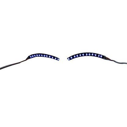LED False Eyelashes Light Lightweight Stylish Reliable Luminous False Eyelashes Light for Party Bars Nightclubs Halloween Blue