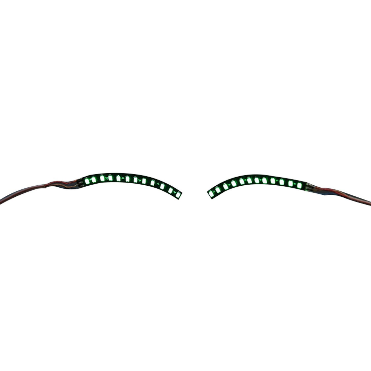 LED False Eyelashes Light Lightweight Stylish Reliable Luminous False Eyelashes Light for Party Bars Nightclubs Halloween Green