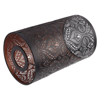 Wrought Iron Lamp Shade Iron Detachable Hollow Carved Modern Lampshade for E27 E26 Lamp Bulbs