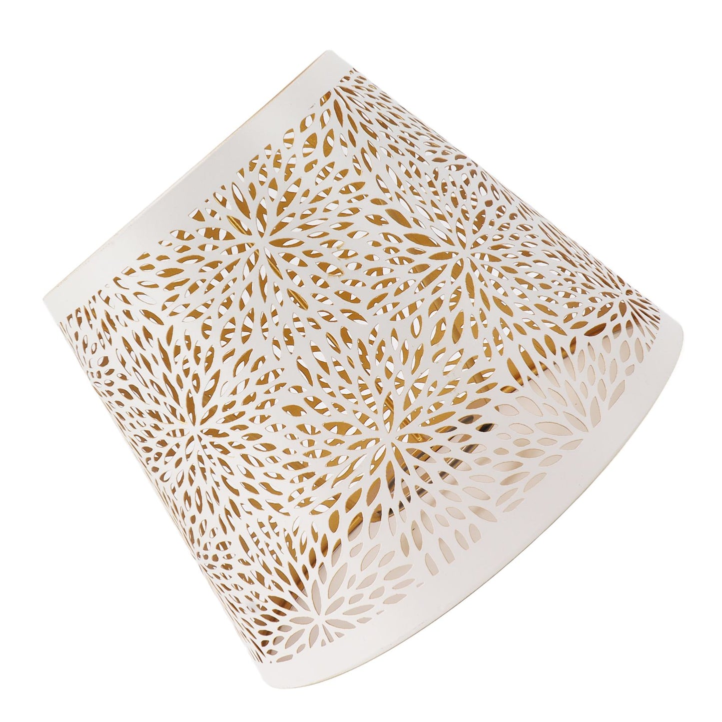 Lamp Shade E27 E26 White Carved Flower Pattern Iron Modern Design Easy Installation Bulb Shade for Home Living Room