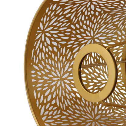 Lamp Shade E27 E26 White Carved Flower Pattern Iron Modern Design Easy Installation Bulb Shade for Home Living Room
