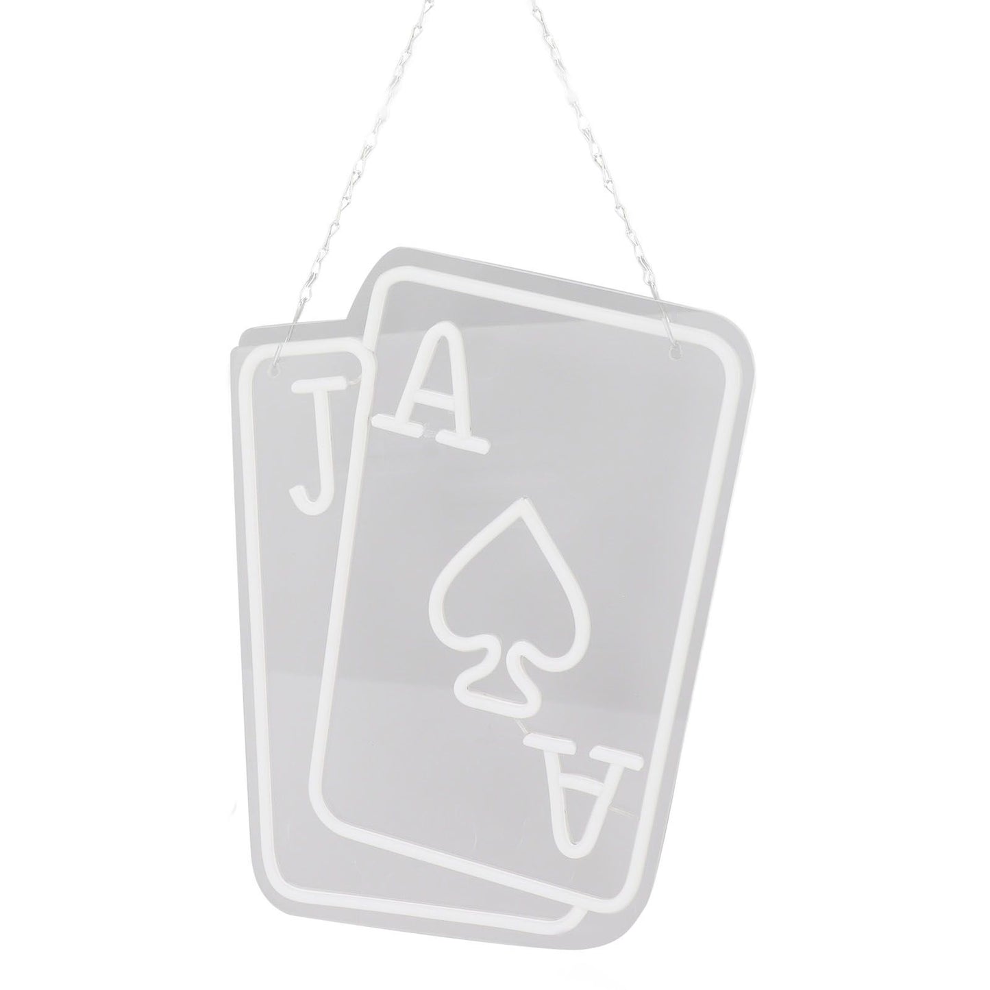 Poker LED Neon Signs Playing Cards Neon Signs for Wall Decor Bedroom Casino Bar Hotel Play Room Birthday Party Decor J Poker