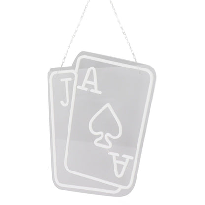 Poker LED Neon Signs Playing Cards Neon Signs for Wall Decor Bedroom Casino Bar Hotel Play Room Birthday Party Decor J Poker