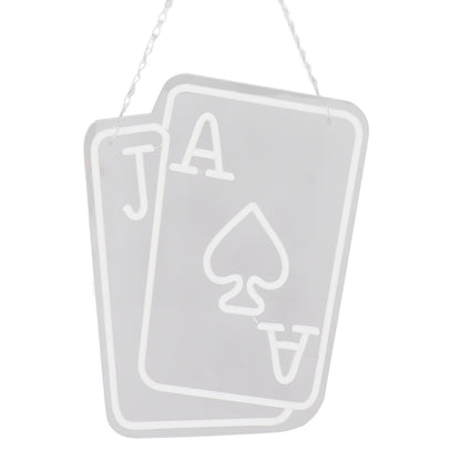 Poker LED Neon Signs Playing Cards Neon Signs for Wall Decor Bedroom Casino Bar Hotel Play Room Birthday Party Decor J Poker