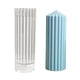 Coarse Rack Tip Scented Candle Mold Geometric Shape Plastic Candle Making Molds for Making Paraffin Wax and Carnauba Wax