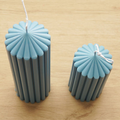 Coarse Rack Tip Scented Candle Mold Geometric Shape Plastic Candle Making Molds for Making Paraffin Wax and Carnauba Wax