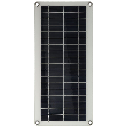 20W Flexible Polycrystalline Solar Panel Controller Dual USB Solar Charger for Car RV Marine Boat
