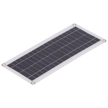 20W Flexible Polycrystalline Solar Panel Controller Dual USB Solar Charger for Car RV Marine Boat