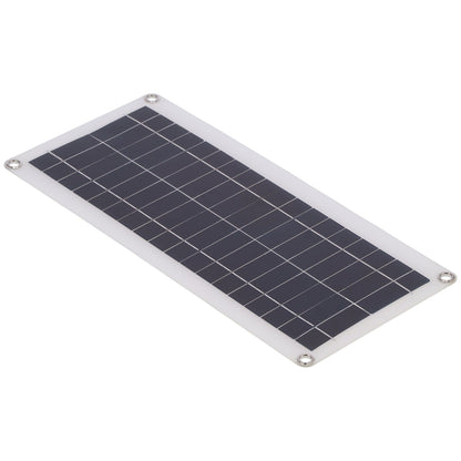 20W Flexible Polycrystalline Solar Panel Controller Dual USB Solar Charger for Car RV Marine Boat
