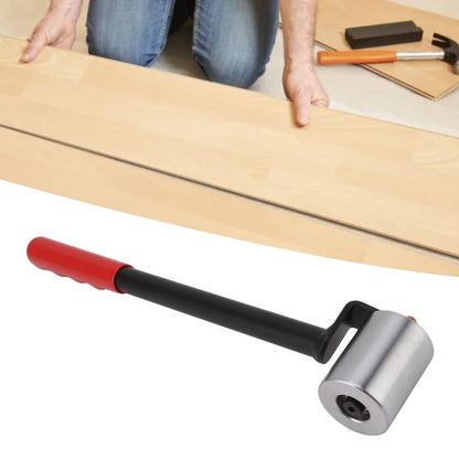 Wallpaper Seam Roller Iron Right Angle Straight Long Handle Smoothing Hand Pressure Roller Tool for PVC Plastic Roofing Decking Membrane