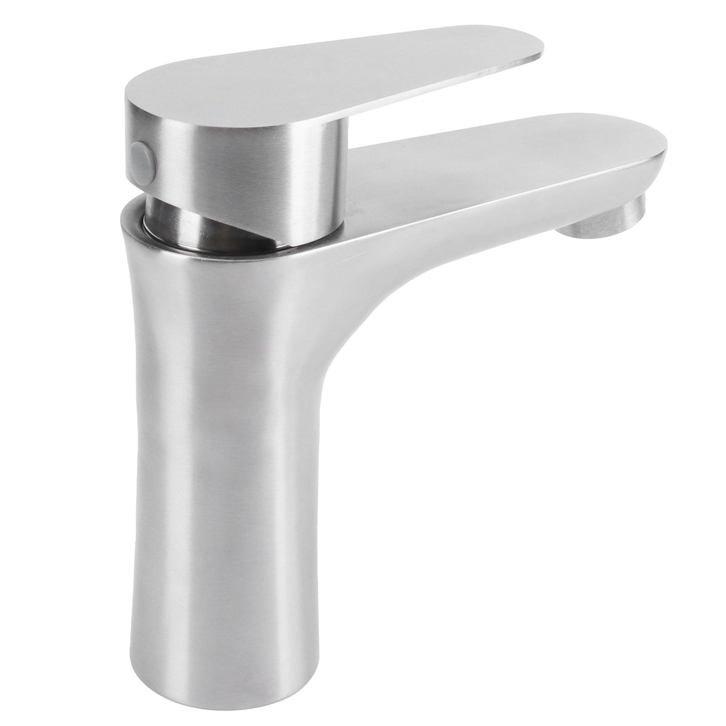 Stainless Steel Hot Cold Faucet Mixer Water Tap Sink Faucet with Single Handle for Bathroom Use