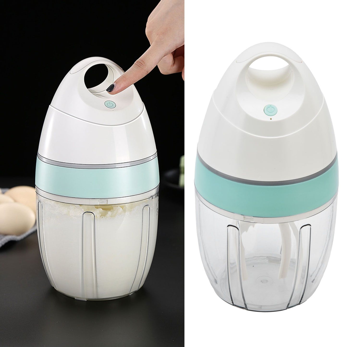 Kitchen Electric Whip Cake Baking Mixer Household Small Baking Tools Automatic Egg White Whisk USB Charging Electric Whisk